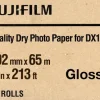 Fujifilm Paper: Photo Quality Rolls | 4x213 DX100 Inkjet Paper Glossy (2 Rolls)