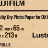Fujifilm Paper: Photo Quality Rolls | 4x213 DX100 Inkjet Paper Lustre (2 Rolls)