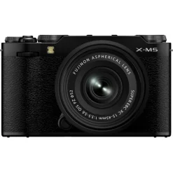 Fujifilm Interchangeable Lens Cameras | Mirrorless Cameras Only | X-M5 w/ XC15-45mmF3.5-5.6 OIS PZ Lens Kit Black