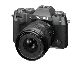 Fujifilm Interchangeable Lens Cameras | Mirrorless Cameras Only | X-T50 Camera with XF 16-50 Lens Charcoal Silver