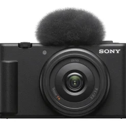 Sony Point And Shoot Cameras | Video Cameras | ZV-1F Vlogging Camera (Black)